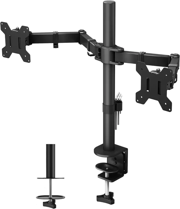 Soporte doble para monitor BONTEC de 13 a 27 pulgadas